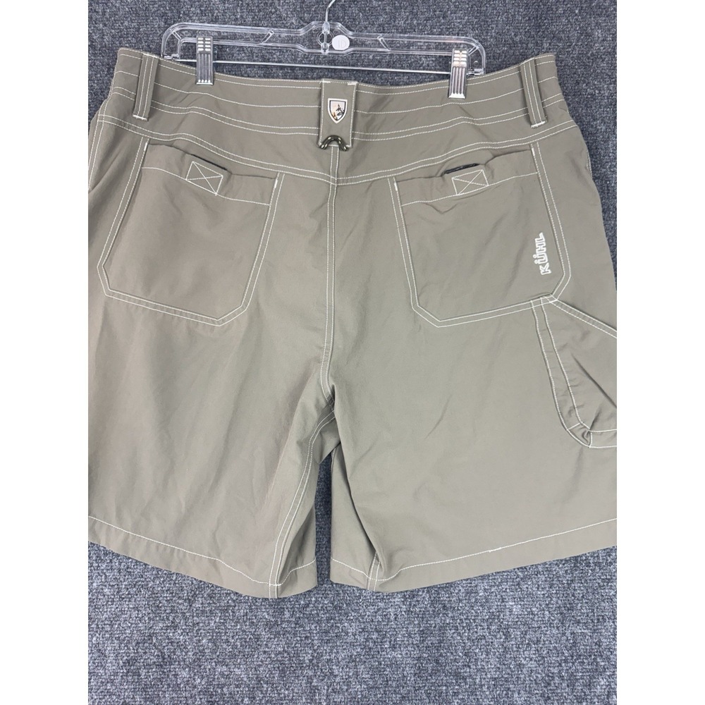 Kuhl Men's Shorts Stretch Size 40 Zip Pocket Gorpcore Performance Utility Tan